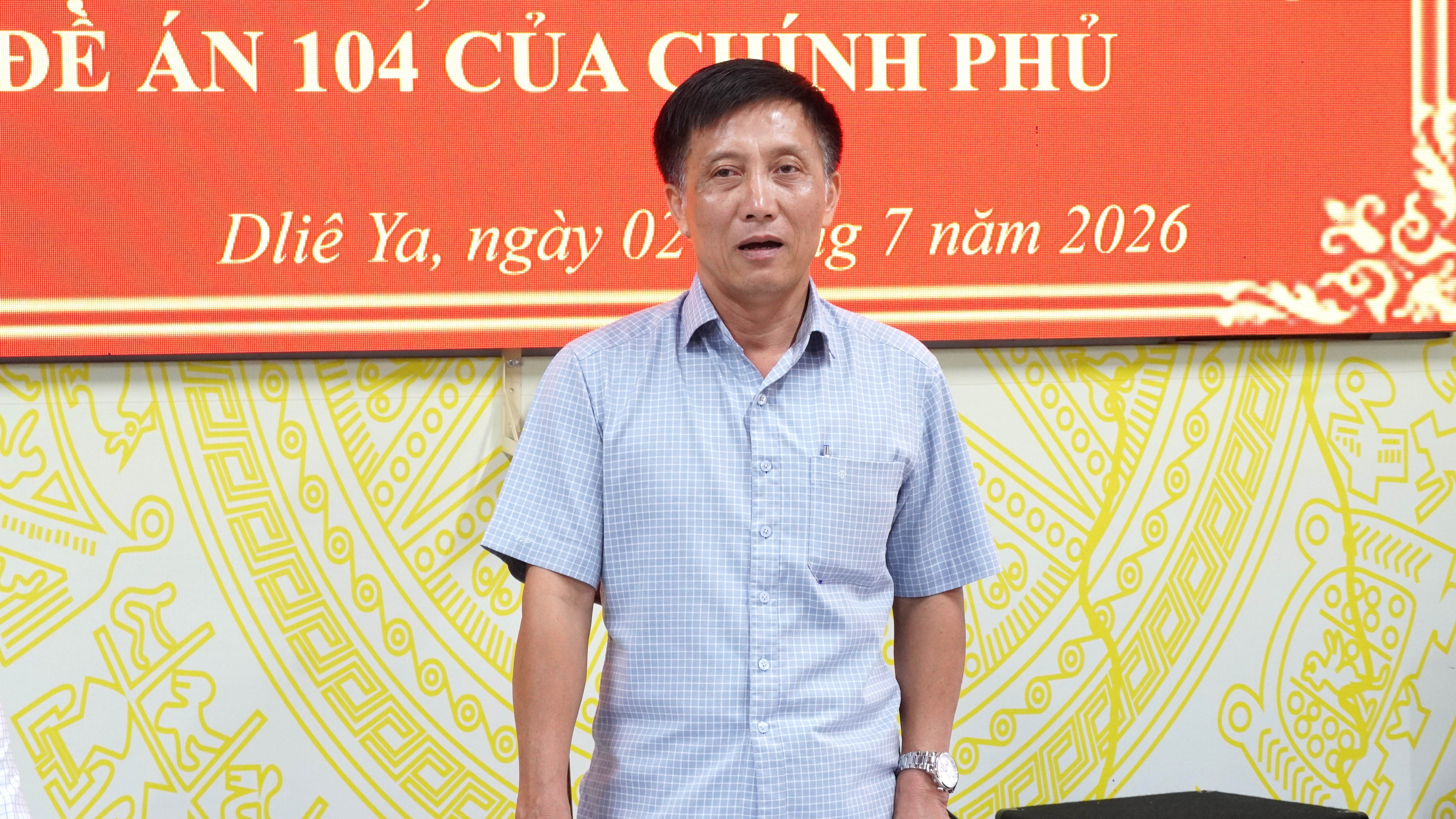 Hội nghị rà soát tiến độ thực hiện công tác hỗ trợ đất ở, đất sản xuất cho đồng bào dân tộc thiểu số thuộc diện hộ nghèo, cận nghèo thiếu đất (gọi tắt là Đề án 104).